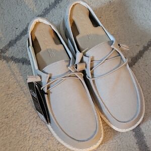 Hey Dude Men's Loafers - Light Cream